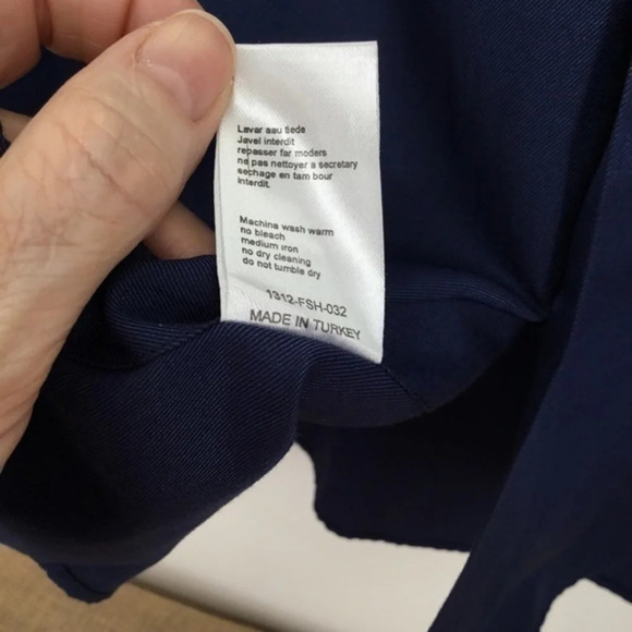 Paul & Shark Yachting Men’s Cotton Poplin Button Down Shirt - Picture 9 of 9